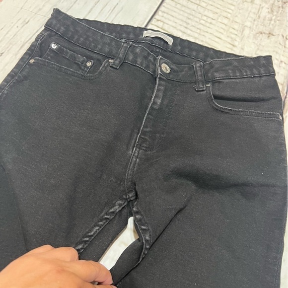 ZARA WOMAN Black Skinny Stretch Jeans Jeggings size 8 GUC - Picture 5 of 13
